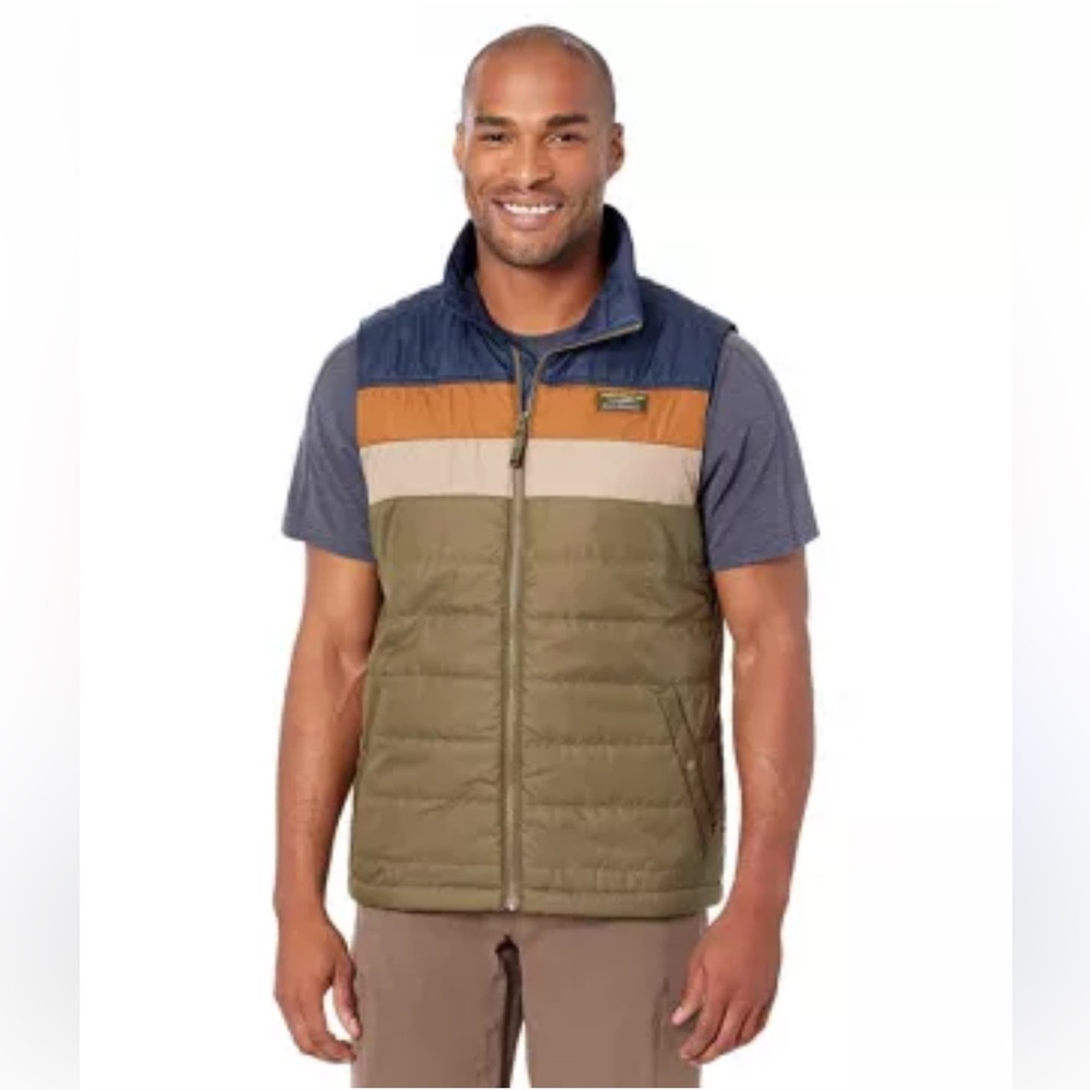 LL Bean color blocker puffer vest XXL tall - Picture 2 of 10